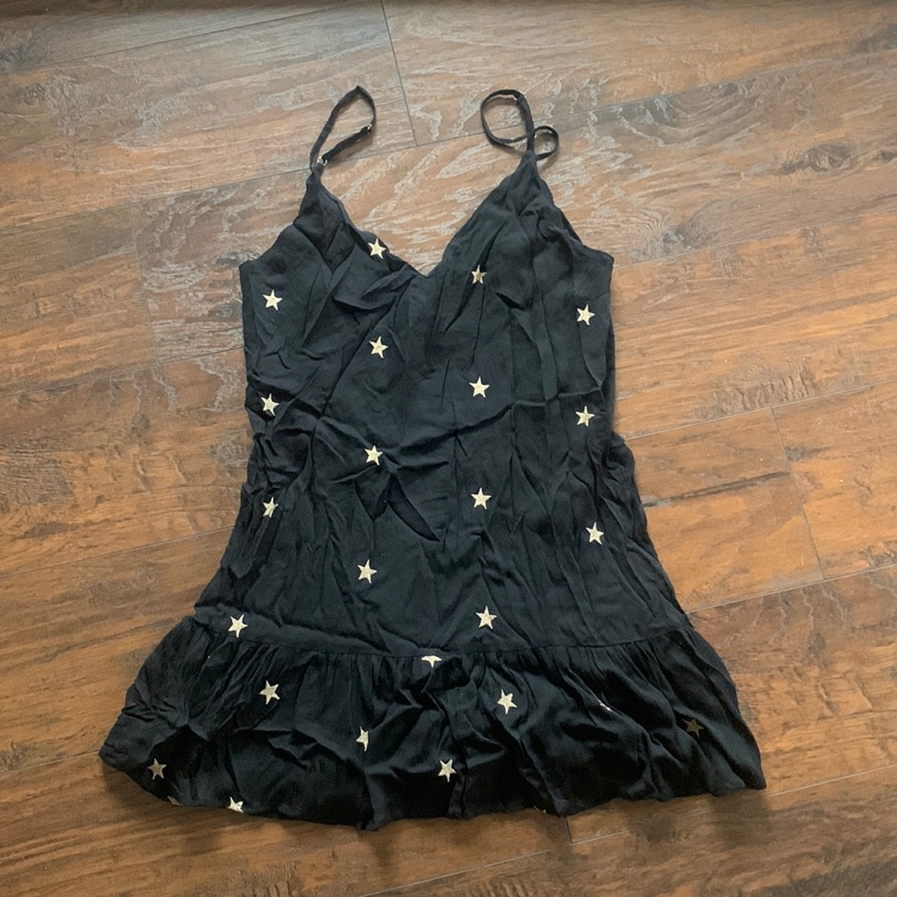 Storia Black Mini Dress Size L.